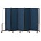 National Public Seating NPS Room Divider, 6' Height, 5 Sections, Blue RDB6-5PT04 - alternate 5